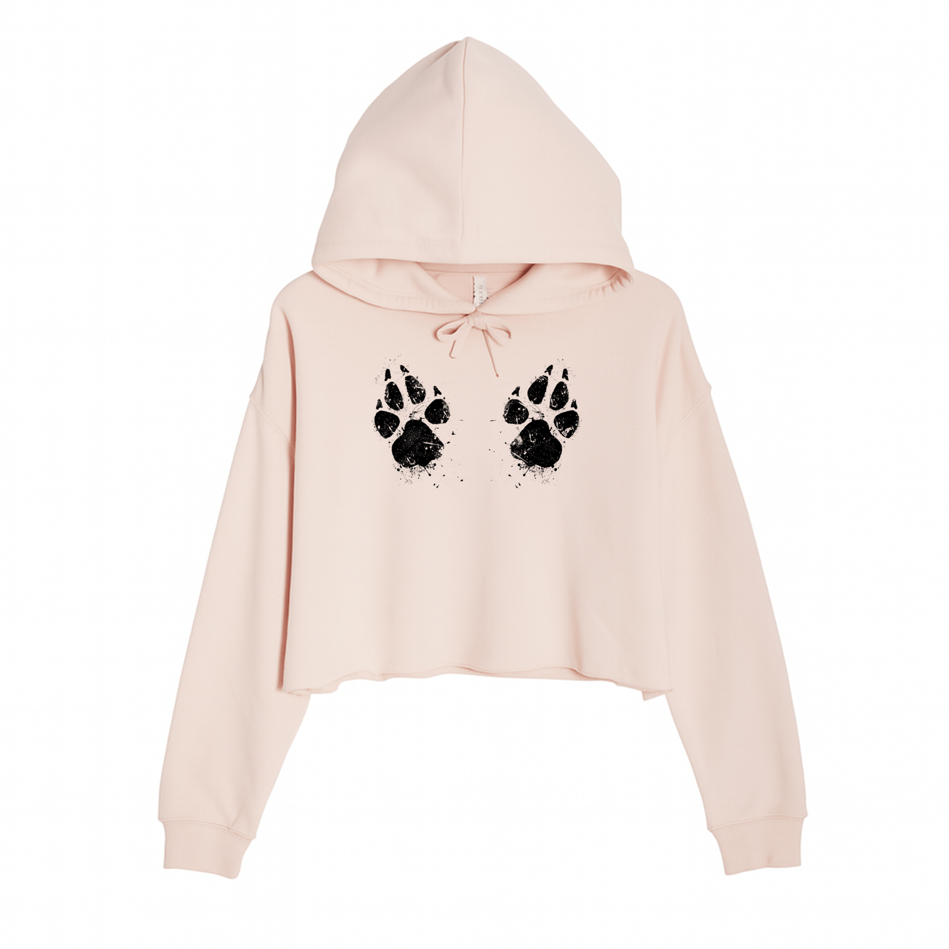 Women's | Paw-Sive Aggressive | Crop Hoodie - Arm The Animals