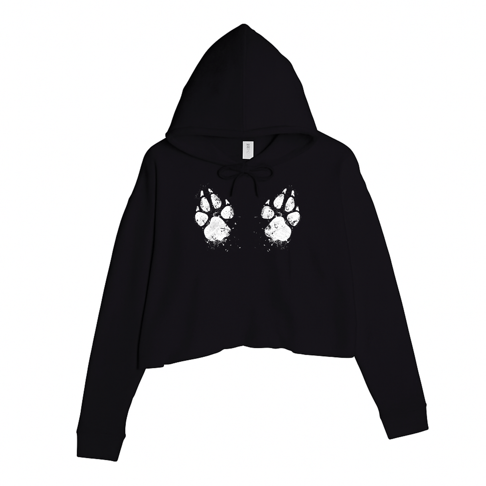 Women's | Paw-Sive Aggressive | Crop Hoodie - Arm The Animals Women's | Paw-Sive Aggressive | Crop Hoodie - Arm The Animals