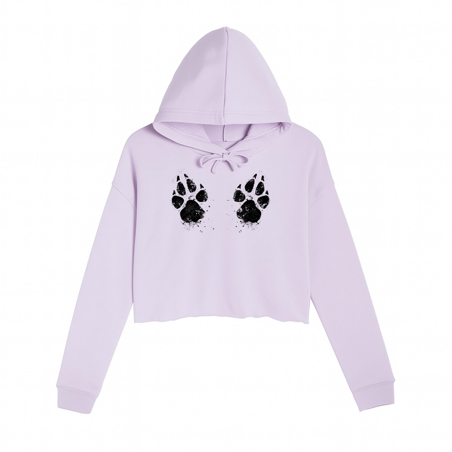 Women's | Paw-Sive Aggressive | Crop Hoodie - Arm The Animals