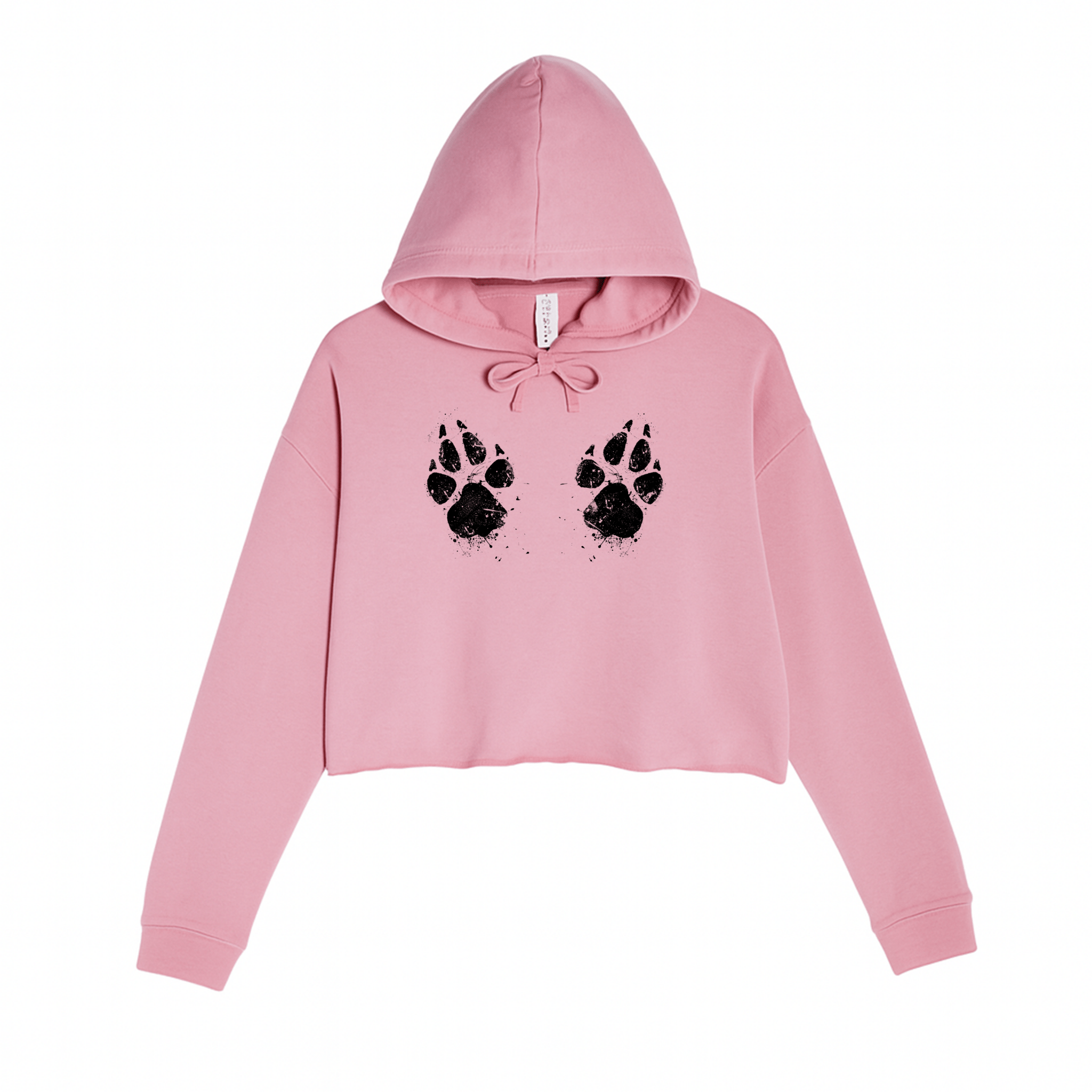 Women's | Paw - Sive Aggressive | Crop Hoodie - Arm The Animals Clothing LLC