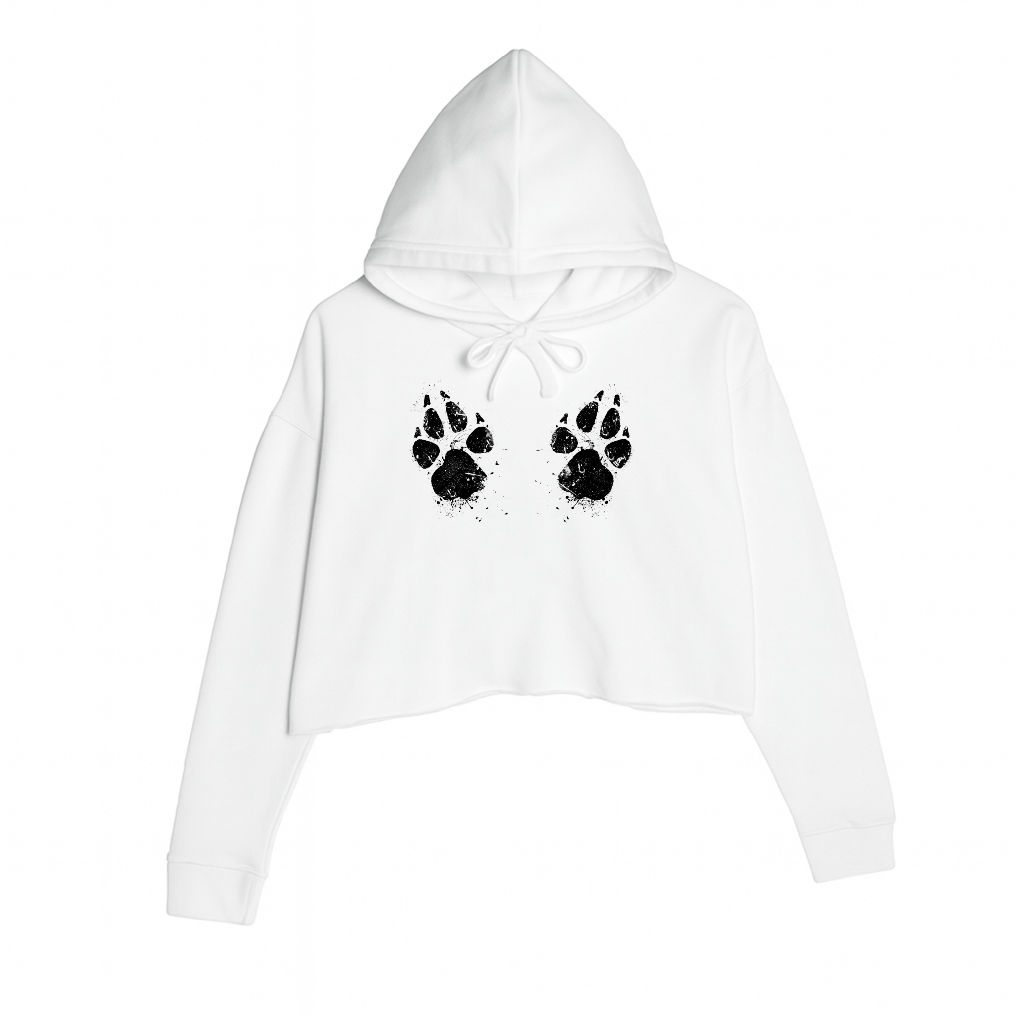 Women's | Paw - Sive Aggressive | Crop Hoodie - Arm The Animals Clothing LLC