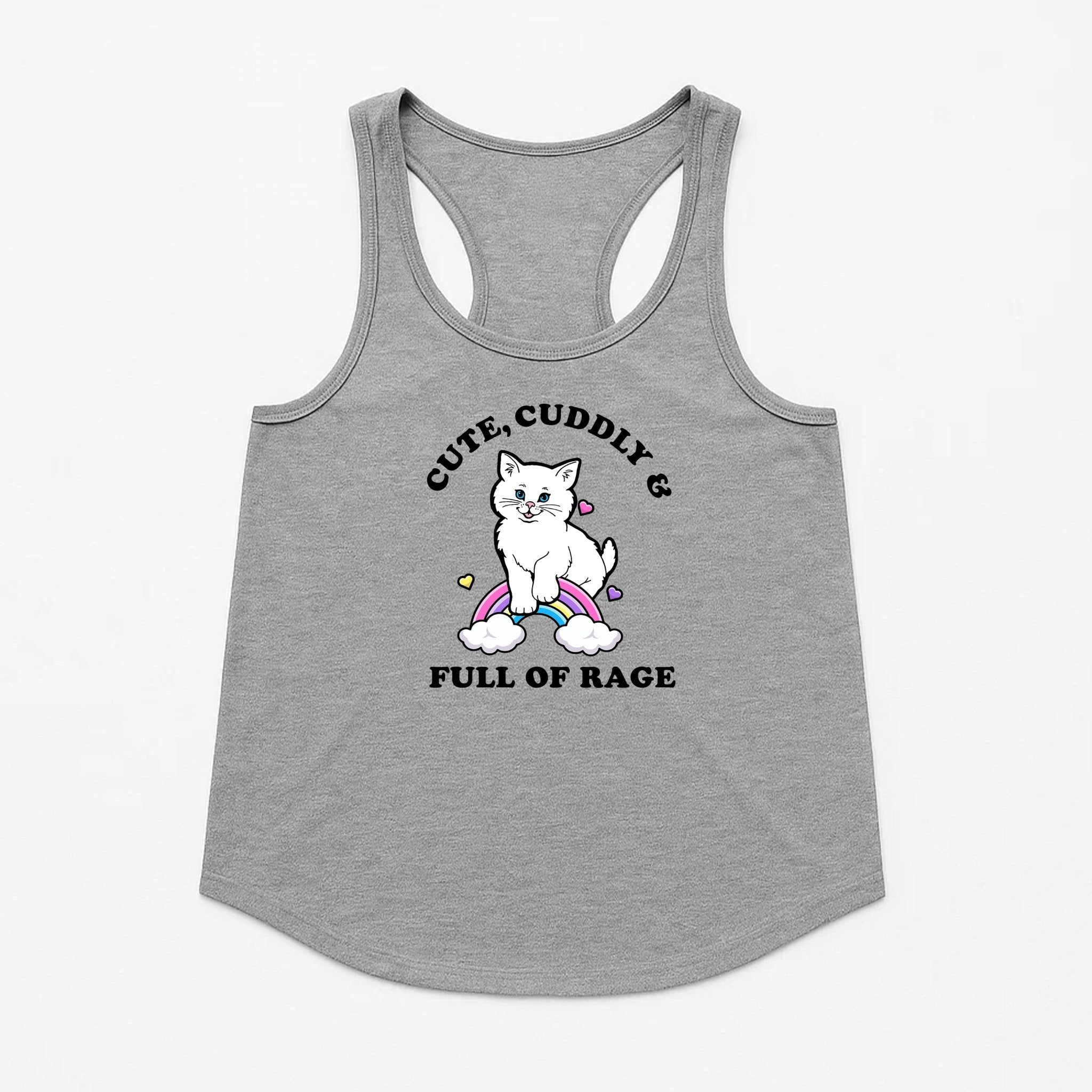 Women's | Rage Kitty | Tank Top - Arm The Animals Clothing LLC