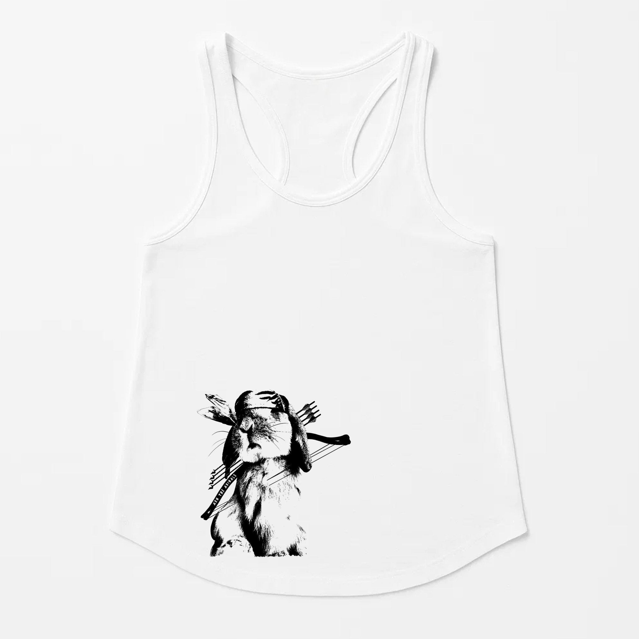 Women's | Rambo Bunny | Tank Top - Arm The Animals Clothing LLC