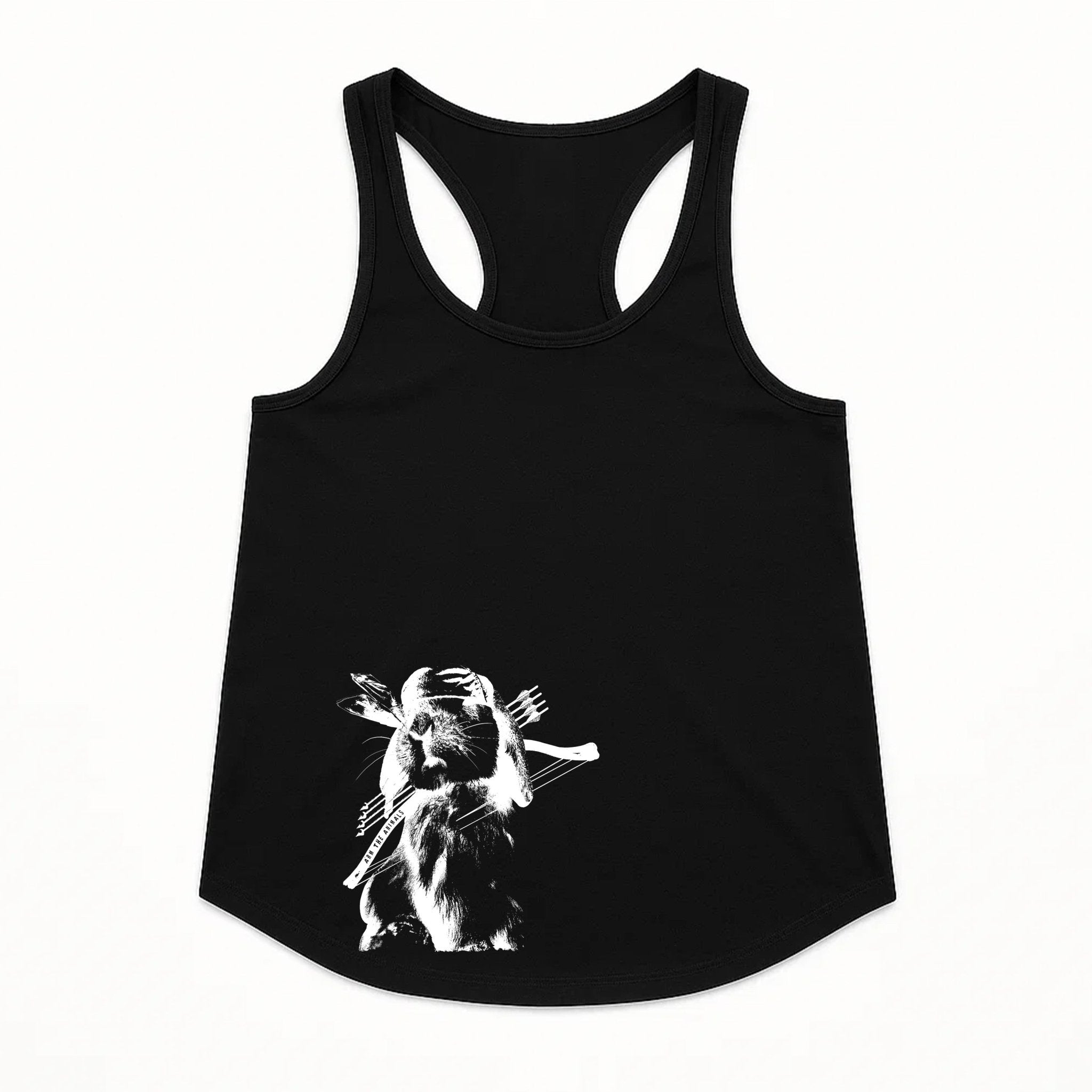 Women's | Rambo Bunny | Tank Top - Arm The Animals Clothing LLC