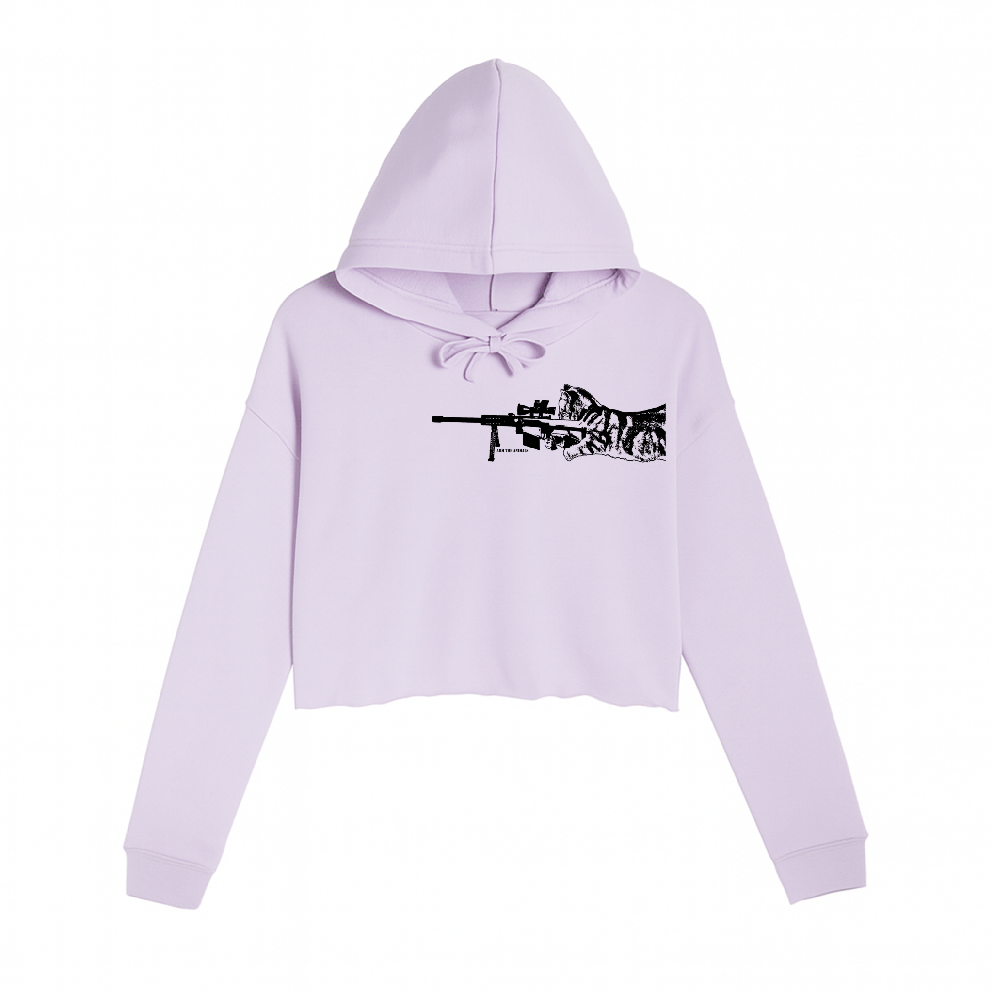 Women's | Scout Snipurr | Crop Hoodie - Arm The Animals Clothing LLC