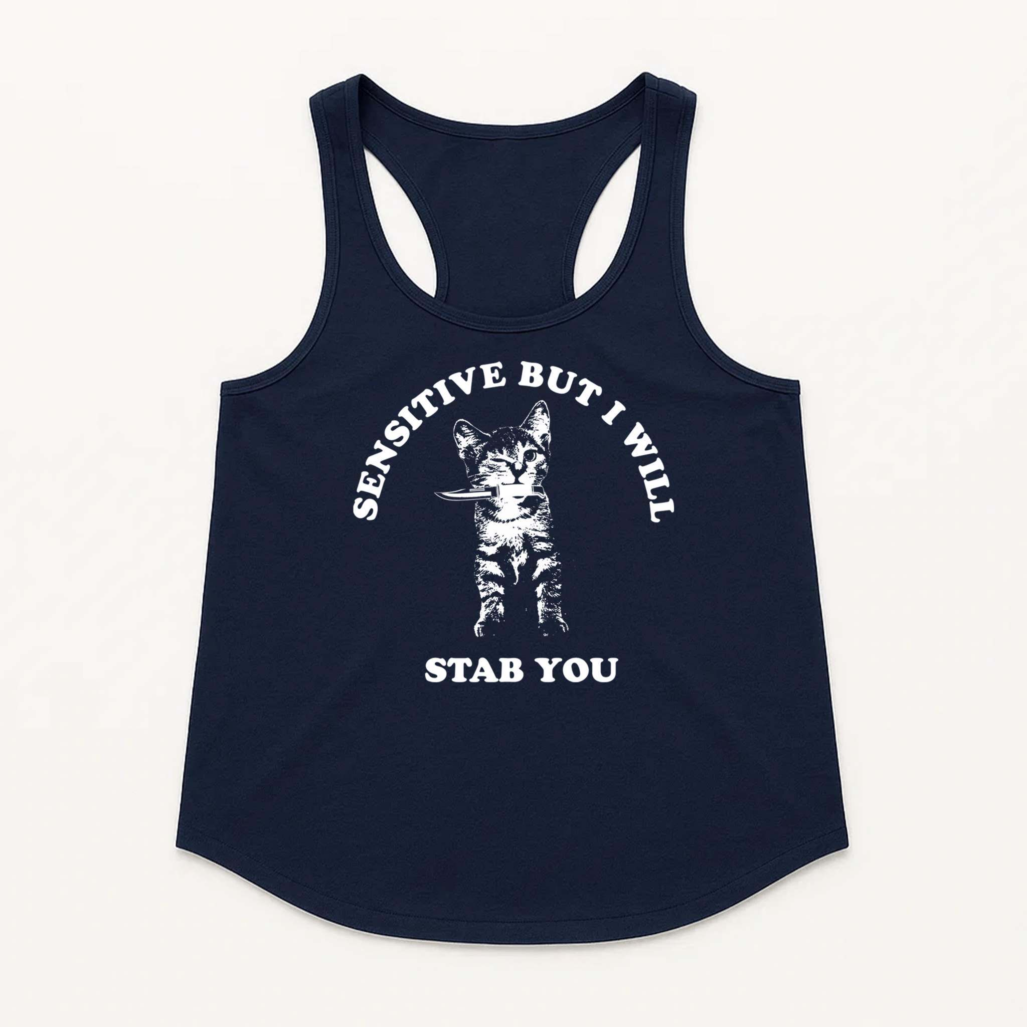 Women's | Sensitive | Racerback Tank - Arm The Animals Clothing LLC