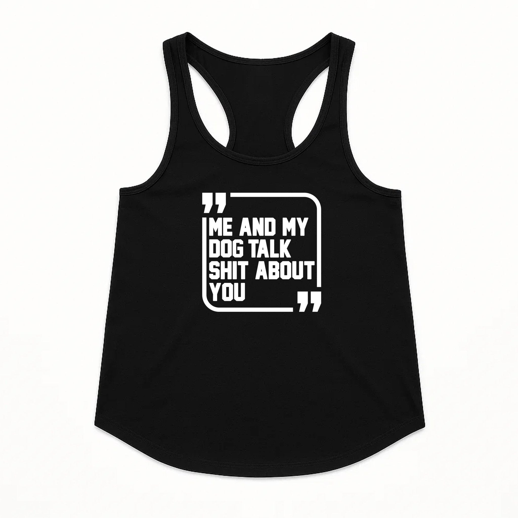Women's | Sh*t Talker - Dog | Tank Top - Arm The Animals Clothing LLC
