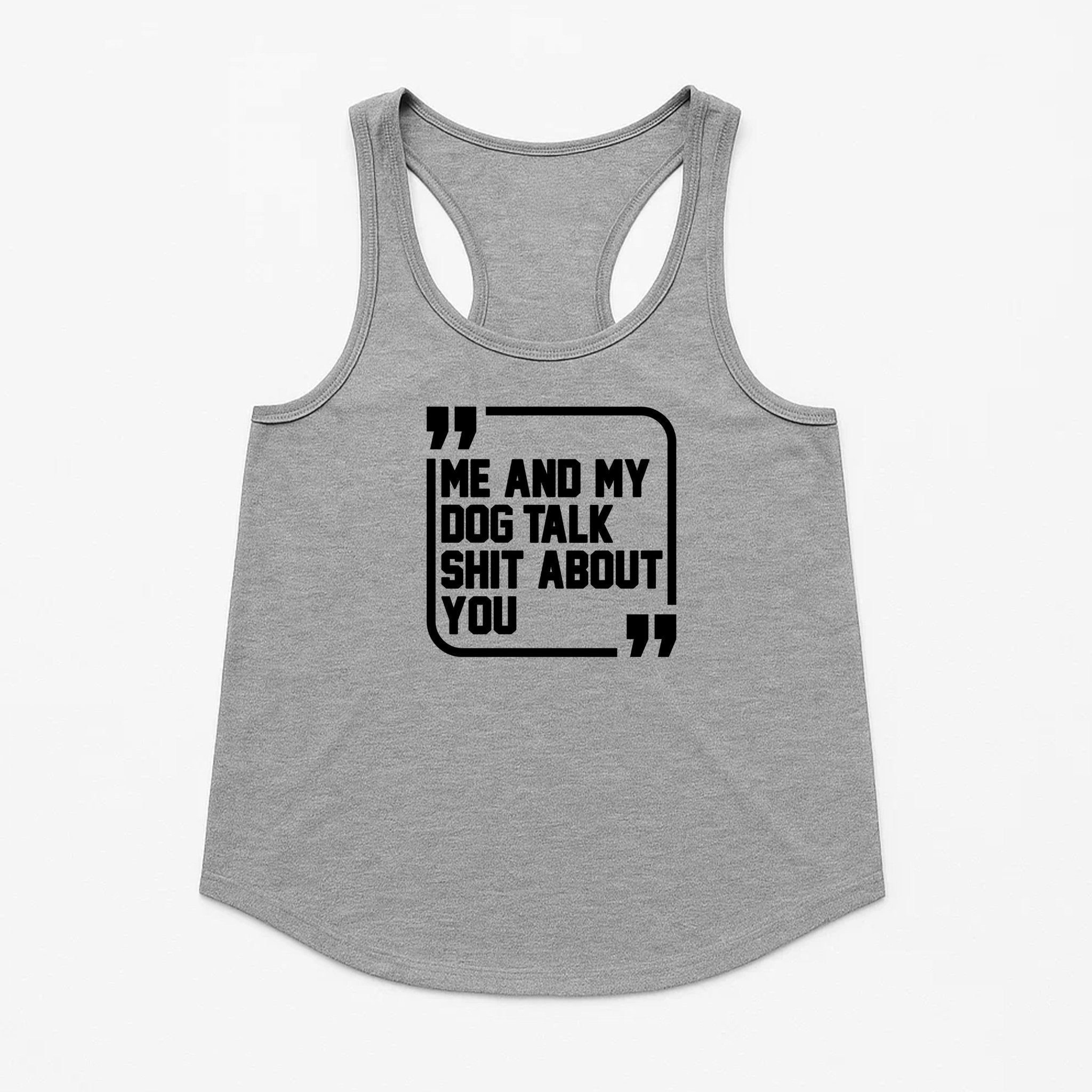 Women's | Sh*t Talker - Dog | Tank Top - Arm The Animals Clothing LLC
