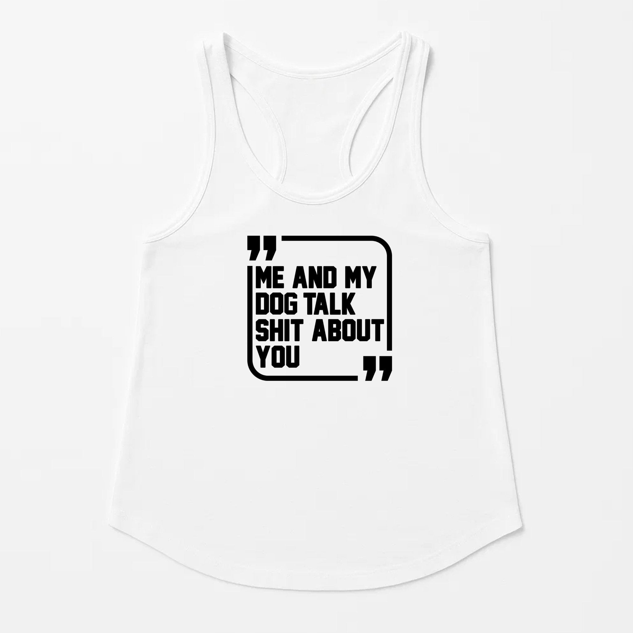 Women's | Sh*t Talker - Dog | Tank Top - Arm The Animals Clothing LLC