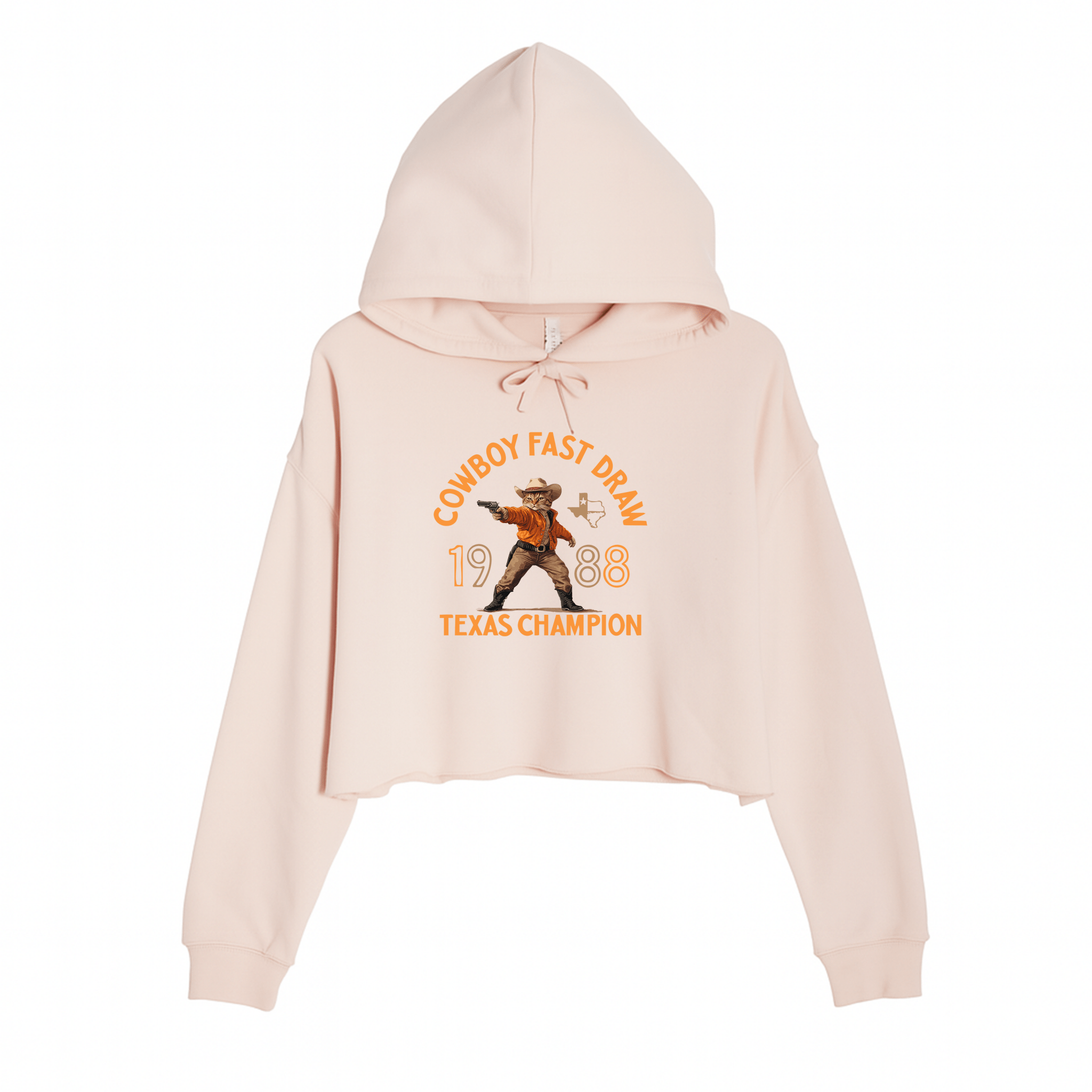 Women's | Texas Standoff | Crop Hoodie - Arm The Animals Clothing LLC