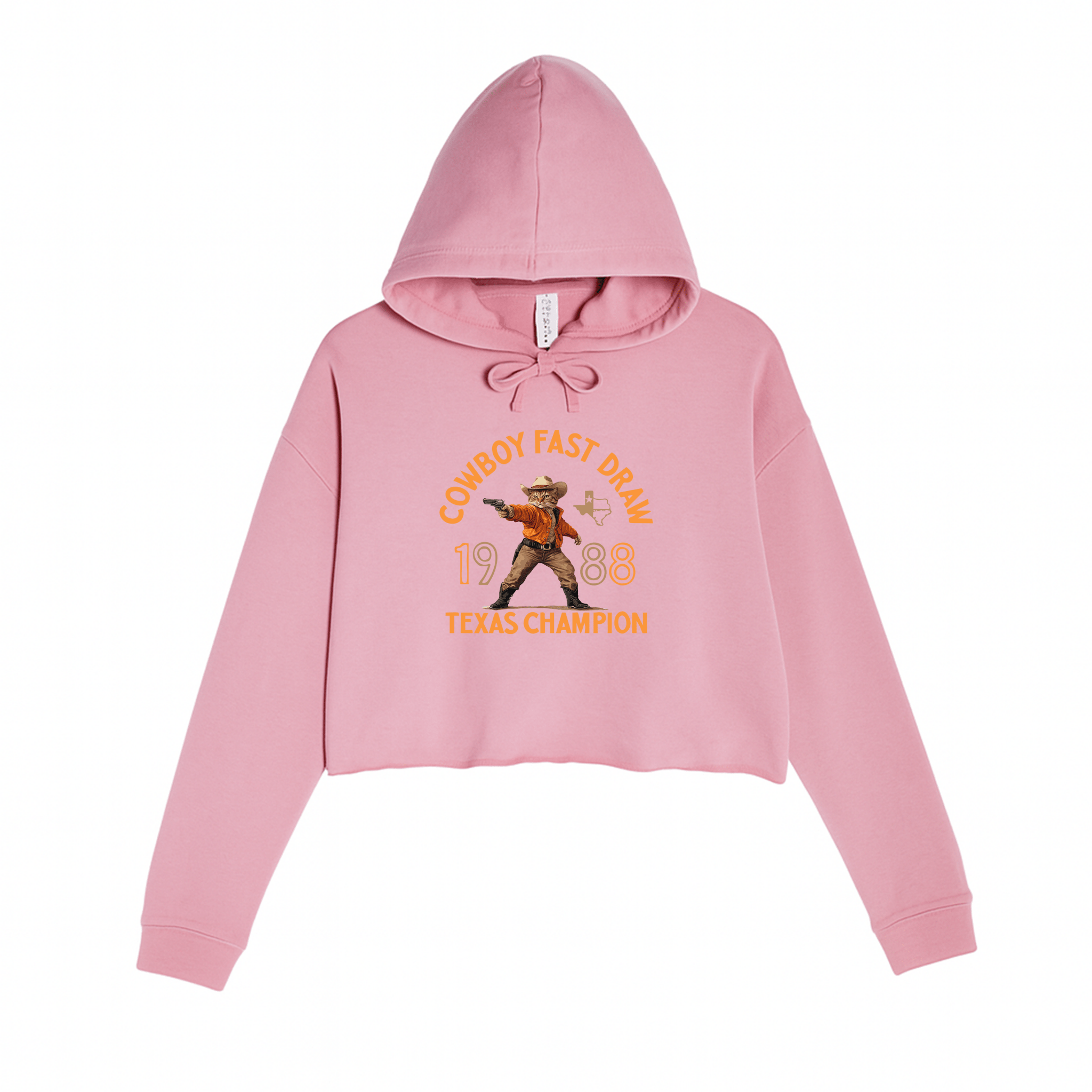 Women's | Texas Standoff | Crop Hoodie - Arm The Animals Clothing LLC