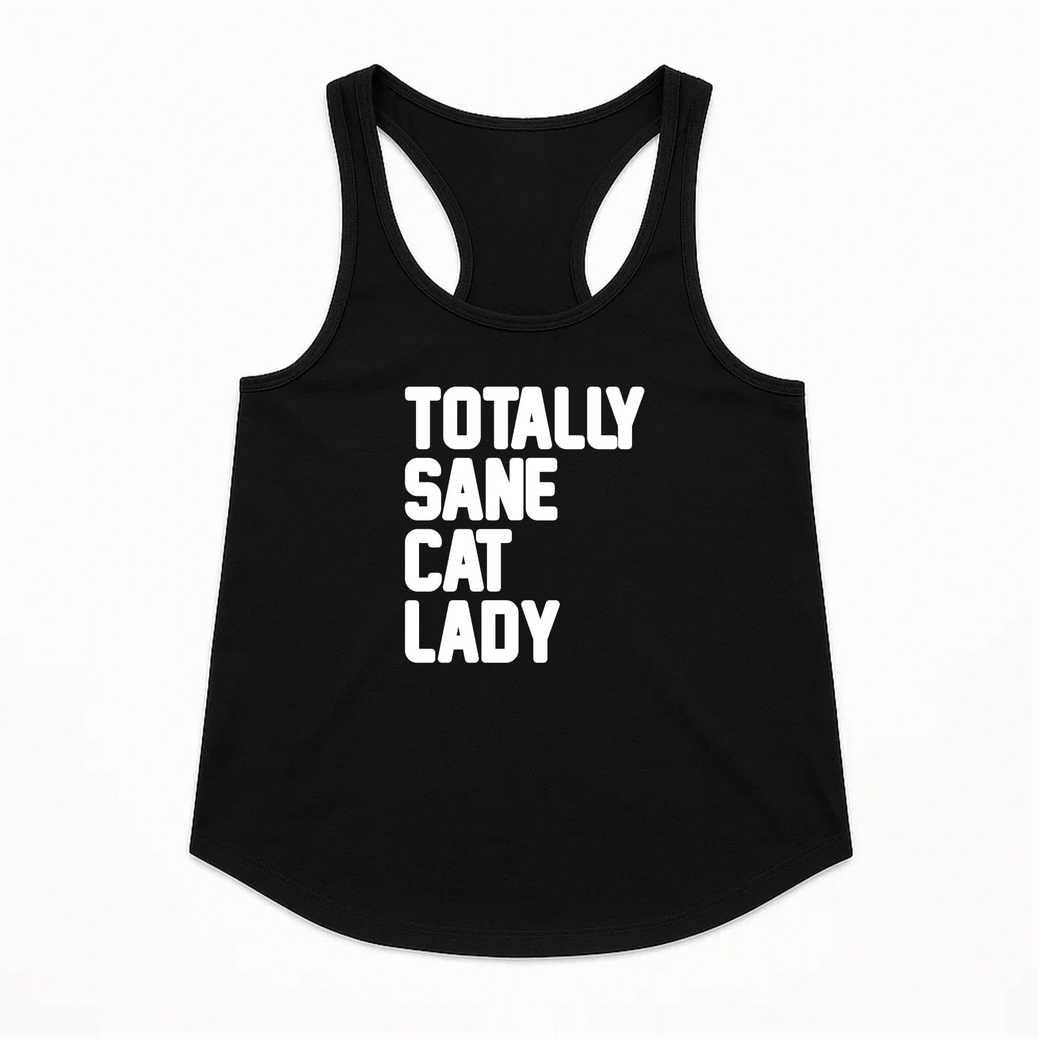 Women's | Totally Sane Cat Lady | Tank Top - Arm The Animals Clothing LLC