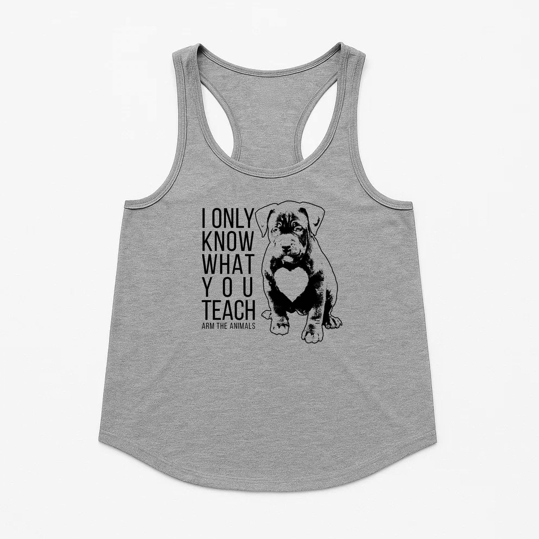 Women's | What You Teach | Tank Top - Arm The Animals Clothing LLC