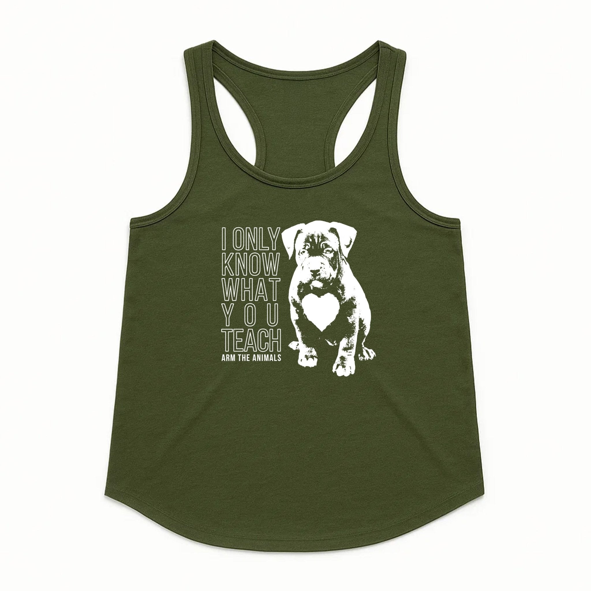 Women's | What You Teach | Tank Top - Arm The Animals Clothing LLC
