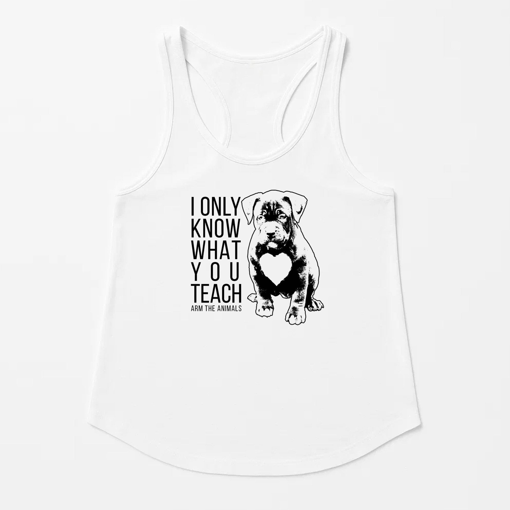 Women's | What You Teach | Tank Top - Arm The Animals Clothing LLC