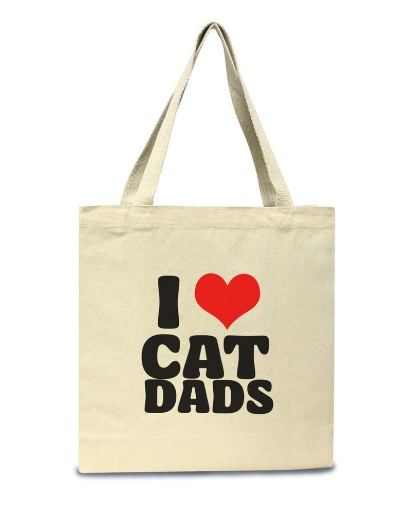 Load image into Gallery viewer, Accessories | I Love Cat Dads | Tote Bag - Arm The Animals Clothing LLC
