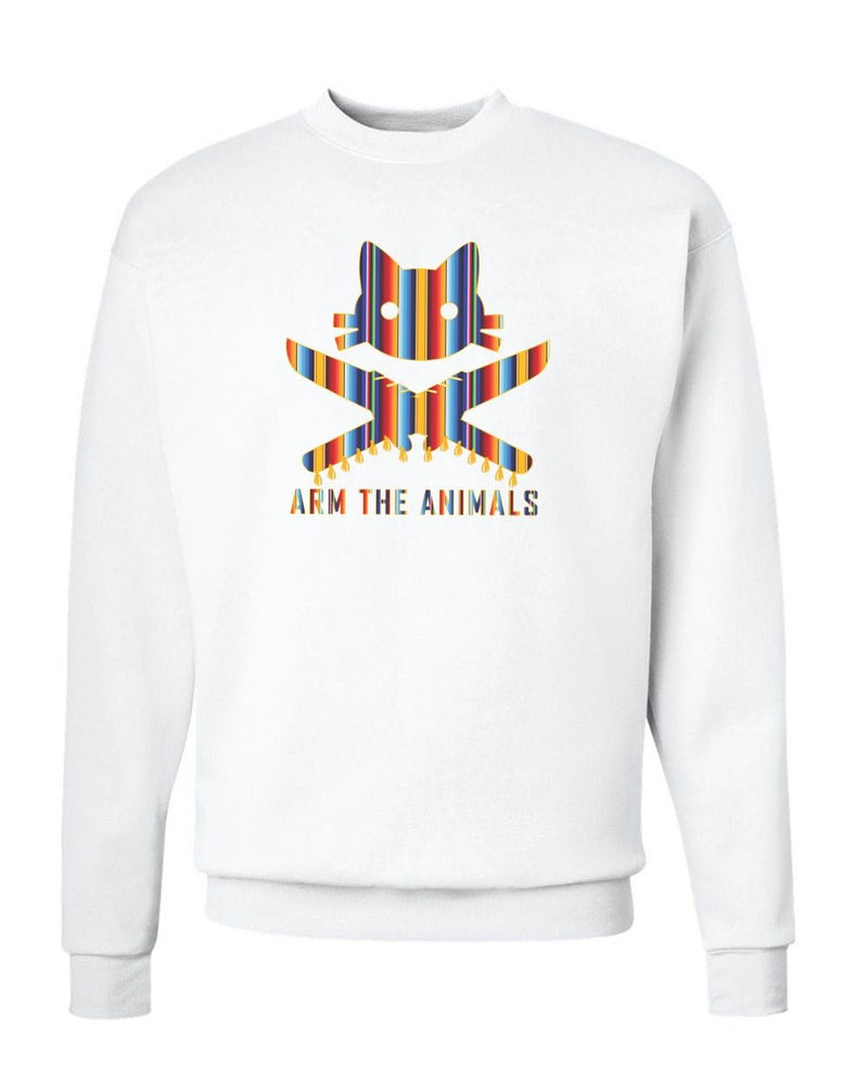 Load image into Gallery viewer, Unisex | 9 Lives Serape | Crewneck Sweatshirt - Arm The Animals Clothing Co.
