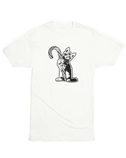 Unisex | Candy Cane Reaper Kitty | Crew - Arm The Animals Clothing LLC