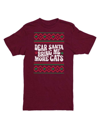 Unisex | Dear Santa, Bring Me More Cats | Crew - Arm The Animals Clothing LLC