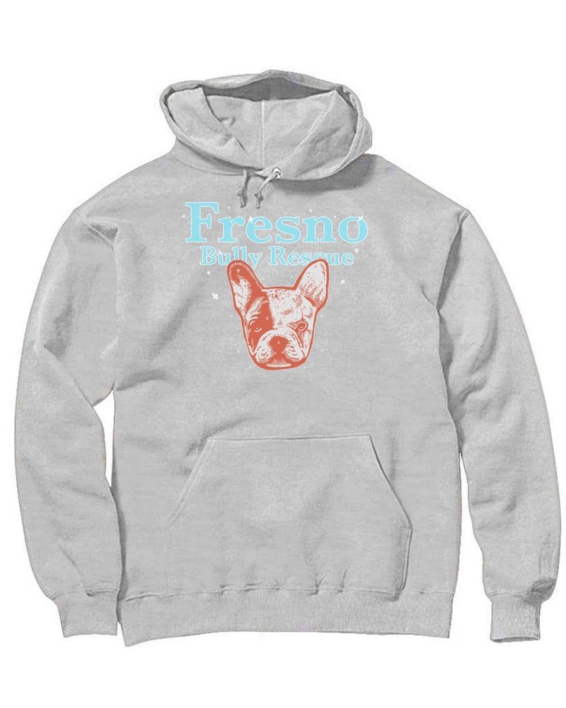 Load image into Gallery viewer, Unisex | Fresno Bully Rescue Frenchie Logo | Hoodie - Arm The Animals Clothing Co.
