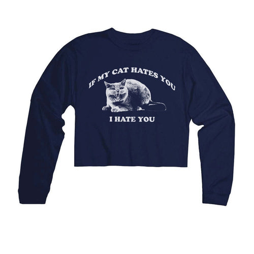 Unisex | If My Cat Hates You | Cutie Long Sleeve - Arm The Animals Clothing LLC