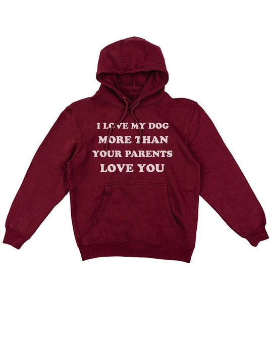 Love Me Dog Hoodie - Red