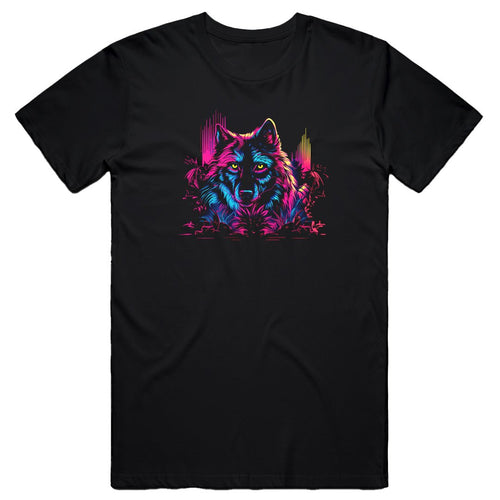 Unisex | Neon Wolf | Crew - Arm The Animals Clothing LLC