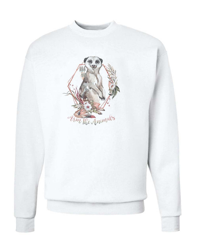 Load image into Gallery viewer, Unisex | Ridgeline Meerkat | Crewneck Sweatshirt - Arm The Animals Clothing Co.
