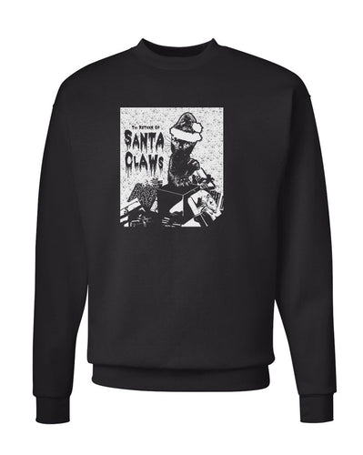 Unisex | Santa Claws | Crewneck Sweatshirt - Arm The Animals Clothing Co.