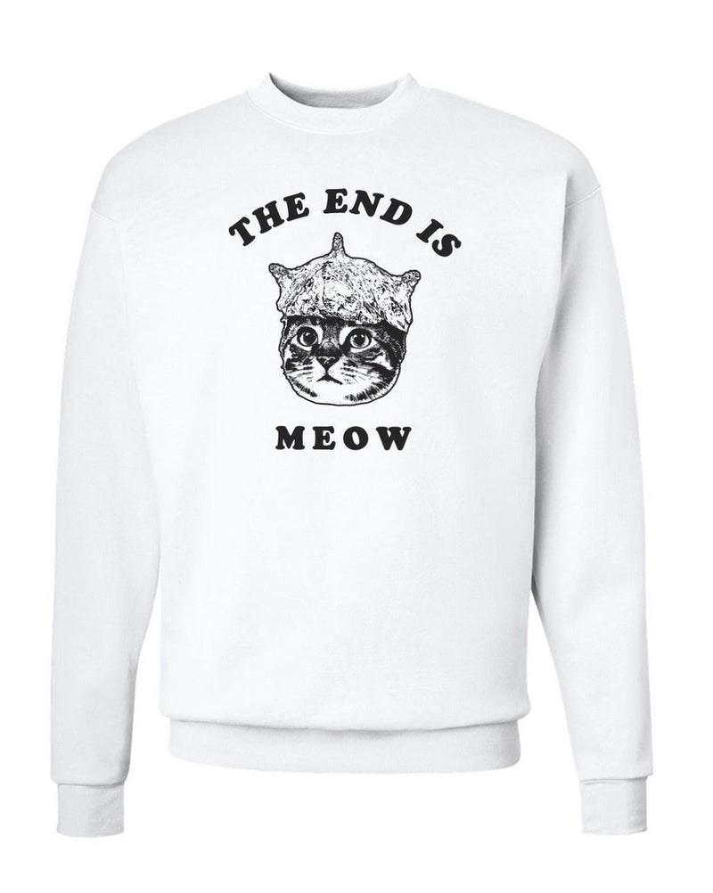 Load image into Gallery viewer, Unisex | The End Is Meow | Crewneck Sweatshirt - Arm The Animals Clothing Co.
