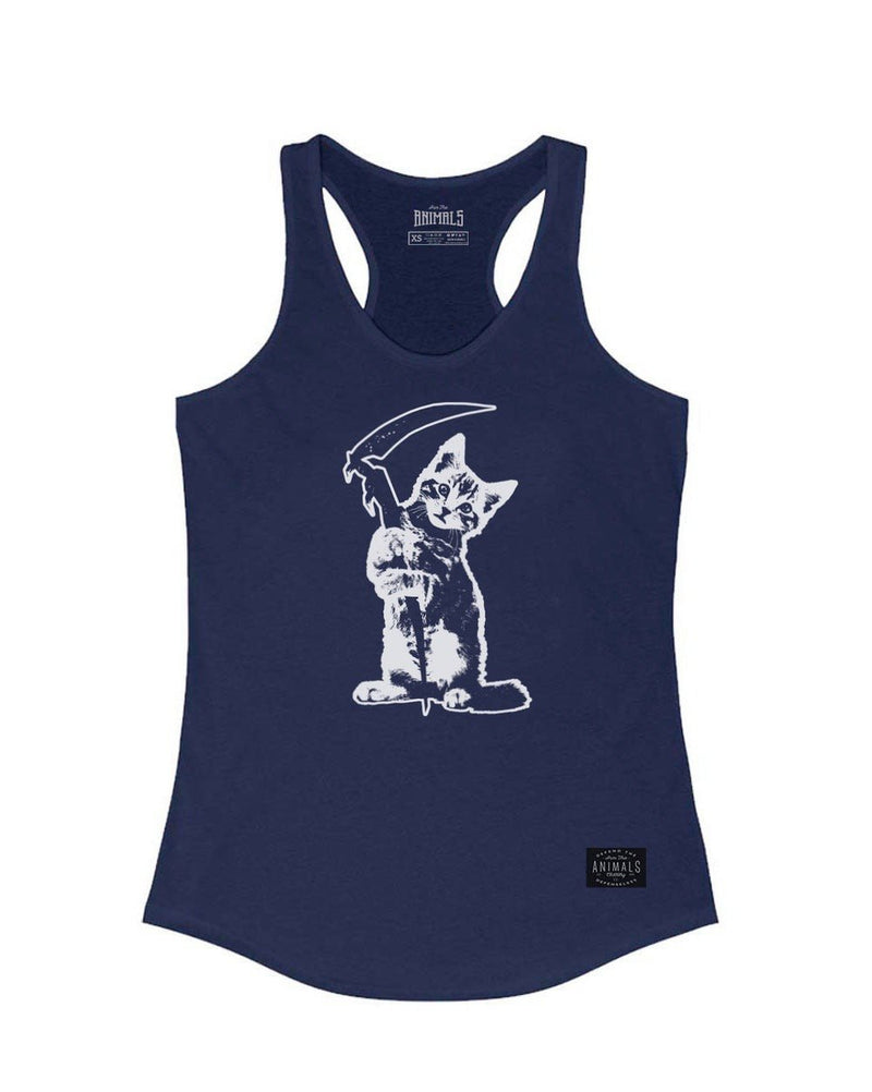 Women's | Reaper Kitty | Ideal Tank Top - Arm The Animals Clothing Co ...
