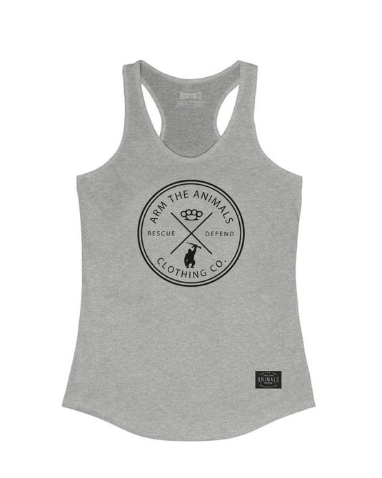 Women's | Rescue Knuckles | Ideal Tank Top - Arm The Animals Clothing ...